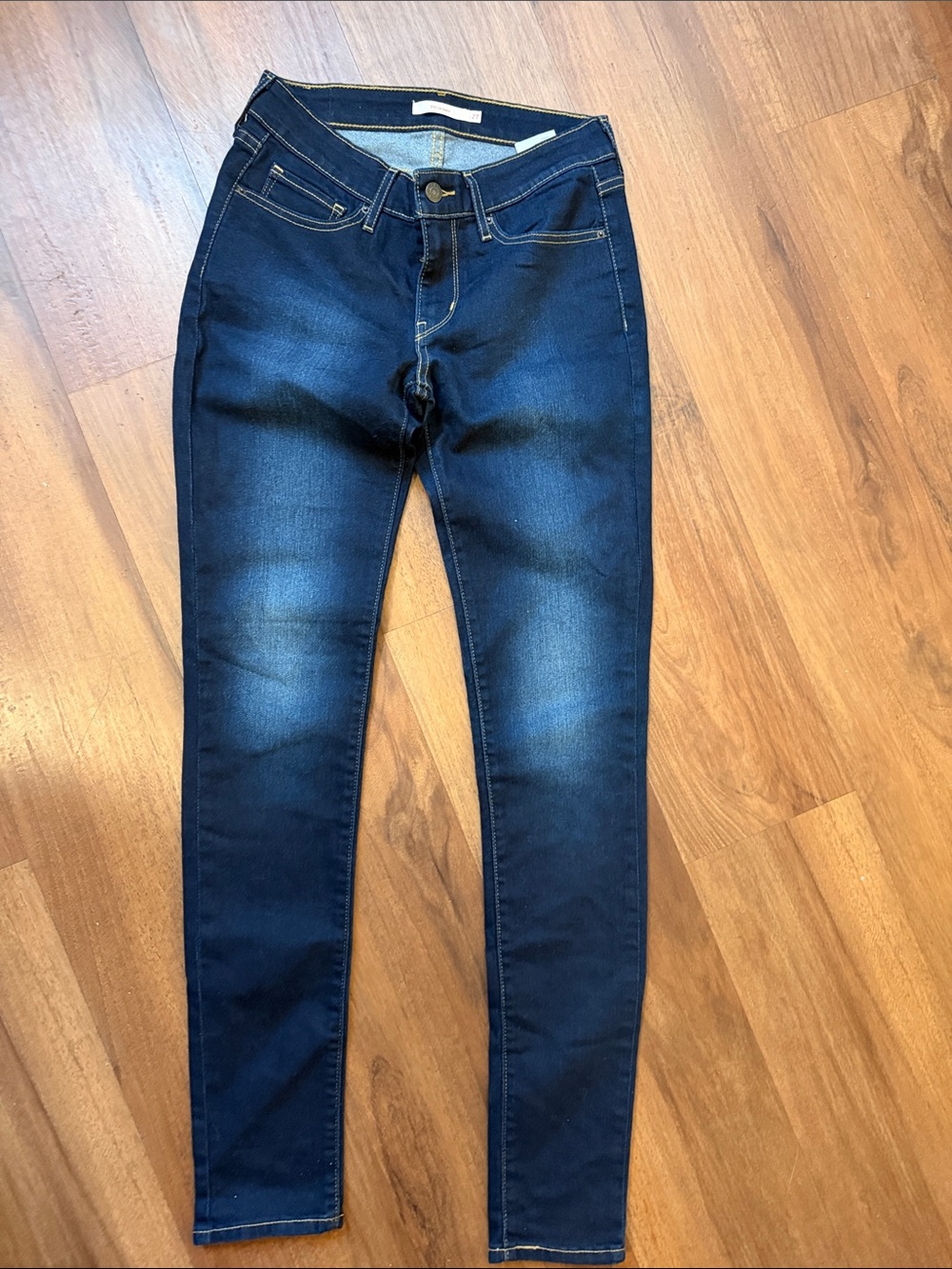 Women's Levi 711 skinny Dark Blue Stretch Skinny Jeans